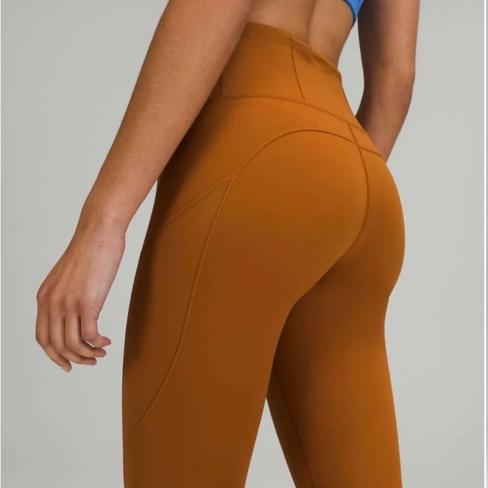 lululemon athletica Fast & Free High-Rise 28” Brown Leggings